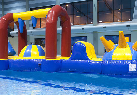 Slide obstacle course Waterball Adventure run with fun objects for both young and old. Buy inflatable obstacle courses online now at JB Inflatables America