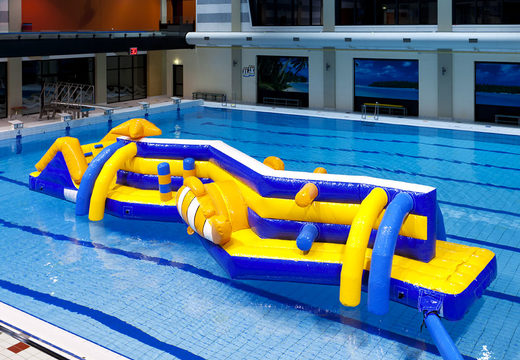 Buy a double inflatable Zig Zag Zee obstacle course for both young and old. Order inflatable water attractions now online at JB Inflatables America
