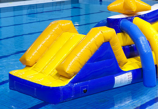 Order double Zig Zag Zee swimming pool obstacle course for both young and old. Buy inflatable water attractions online now at JB Inflatables America