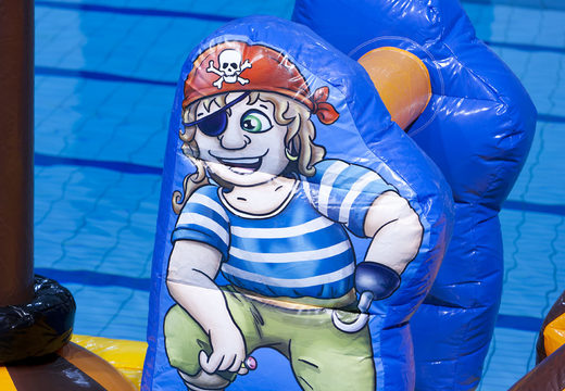 Buy a cool pirate-themed inflatable ship for both young and old. Order inflatable water attractions now online at JB Inflatables America