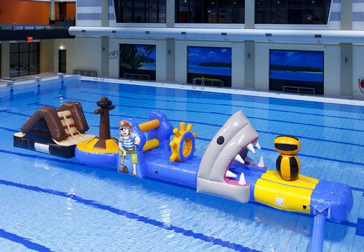 Get airtight inflatable mega run shark pool for both young and old. Order inflatable pool games now online at JB Inflatables America