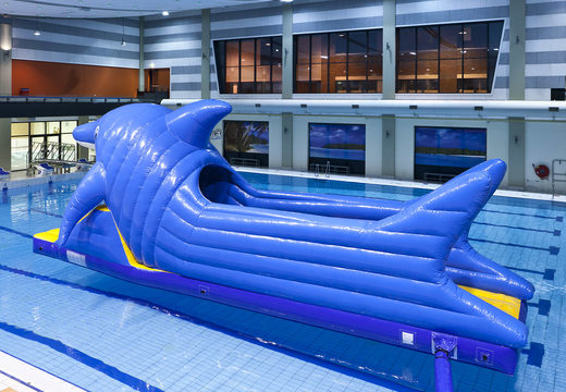 Get spectacular Dolphin-themed Obstacle Run with challenging obstacle objects for both young and old. Buy inflatable pool games now online at JB Inflatables America