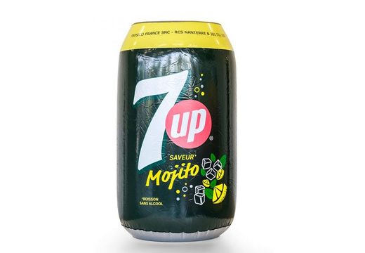 Order a 7up mini PVC inflatable can. Buy your promotional inflatables items online at JB Inflatables America