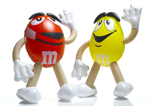 Order Mini M&M PVC inflatables online. Buy inflatable advertising now at JB Inflatables America