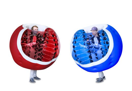 Order blue red inflatable bumperballs for children. Buy inflatable bumperballs now online at JB Inflatables America