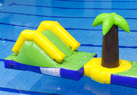 Buy inflatable Hawaii run 12 meters with 2 slides for both young and old. Order inflatable obstacle courses online now at JB Inflatables America