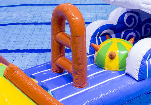 Order an inflatable slide in the dolphin theme for both young and old. Buy inflatable pool games online now at JB Inflatables America