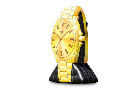 Opblaasbare 4 meter hoge gouden horloge bestellen. Koop springkussens nu online bij JB Inflatables Nederland