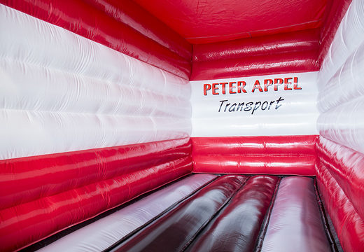 Buy custom inflatable Peter Appel - truck bouncer online at JB Promotions America. request a free design for inflatable bounce houses in your own corporate identity