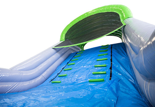 Buy custom inflatable tobbedansbaan water slide in your own house style. Order inflatable water slide online now at JB Promotions America