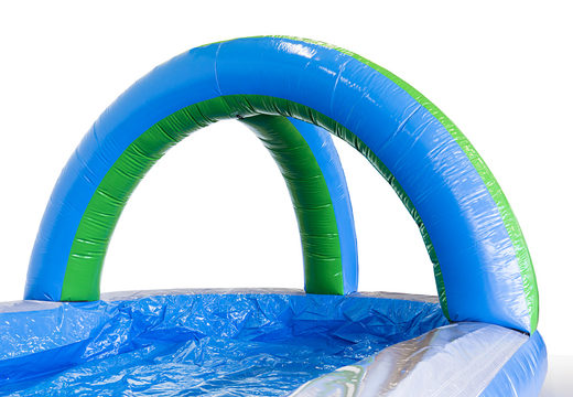 Order a unique tobbedansbaan water slide customized in your own house style. Buy inflatable water slide online now at JB Inflatables America