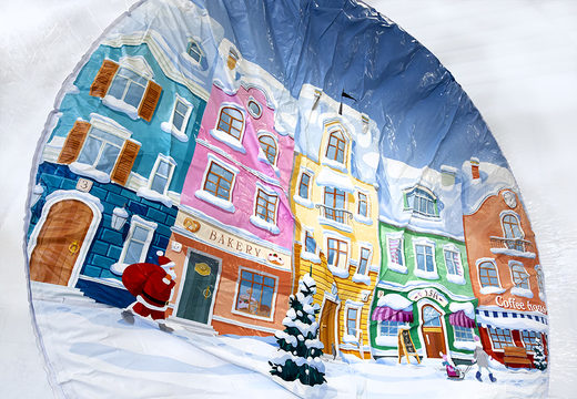Buy an inflatable 4 meter snow globe for both young and old. Order inflatable winter attractions now online at JB Inflatables America