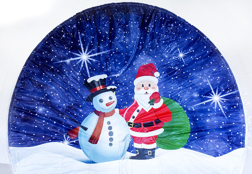 Buy a unique inflatable 3 meter snow globe for both young and old. Order inflatable winter attractions now online at JB Inflatables America