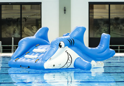 Order unique airtight inflatable small slide in shark theme for both young and old. Buy inflatable pool games now online at JB Inflatables America
