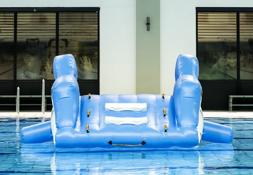 Buy a small airtight shark themed inflatable slide for both young and old. Order inflatable water attractions now online at JB Inflatables America