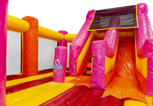 Opblaasbare coole slidebox in thema prinses kopen vooor kids. Bestel springkussens online bij JB Inflatables Nederland