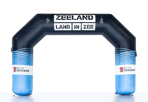 Promotional inflatable finish archways for sale at JB Promotions America. Request a free design advertising inflatable arch now in your own style like province Zeeland