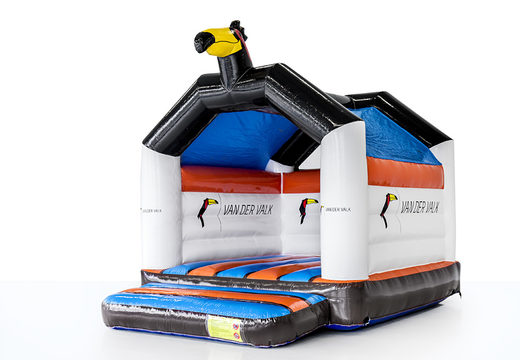Order the custom Van der Valk - a frame with 3D object of the toucan inflatables online now at JB Inflatables America. Request a free design for inflatable bounce houses in your own corporate identity now