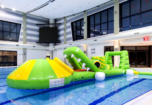 Buy an inflatable slide with a crocodile theme for both young and old. Order inflatable pool games now online at JB Inflatables America