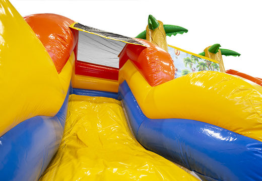 Buy bounce house in waterbox slide theme for kids at JB Inflatables America. Order bounce houses online at JB Inflatables America 