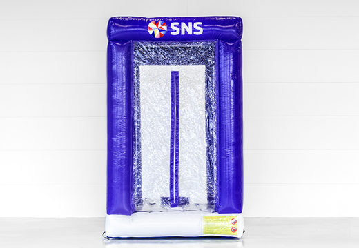 Buy an inflatable cash machine custom made in the SNS Bank theme. Order inflatable cash machine now online at JB Inflatables America