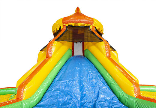 Buy tower inflatable slide in party theme for kids. Order inflatable slides now online at JB Inflatables America