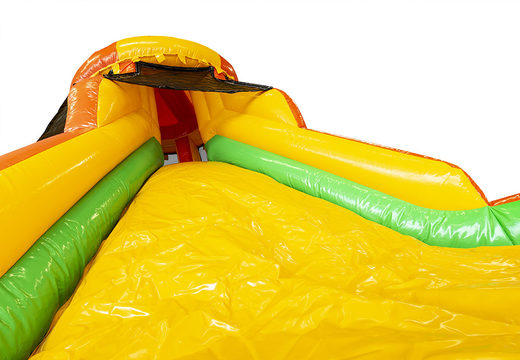 Get your inflatable Tower slide in Party theme for kids. Buy inflatable slides now online at JB Inflatables America