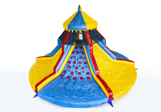 Order Tower slide in children's carousel theme. Buy inflatable slides now online at JB Inflatables America