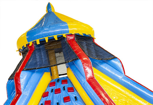 Buy tower inflatable slide with a carousel theme for kids. Order inflatable slides now online at JB Inflatables America