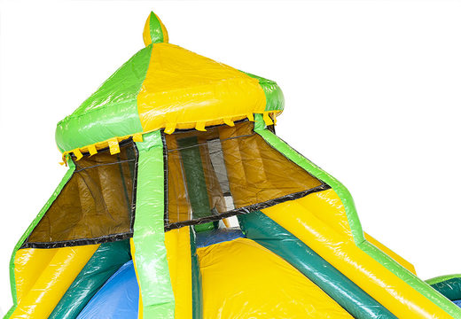 Buy Inflatable Tower slide jungle for children. Order inflatable slides now online at JB Inflatables America