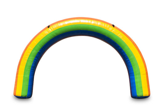 Buy a standard 9x6m rainbow inflatable archway at JB Inflatables America. Order standard inflatable arches for sport events now online