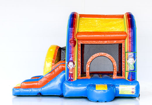 Jumpy extra fun party bounce house with slide for sale for children. Order inflatable bounce houses online at JB Inflatables America