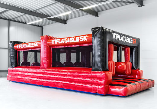 Buy Inflatable custom 5K run obstacle course for both young and old. Order inflatable obstacle courses online now at JB Promotions America