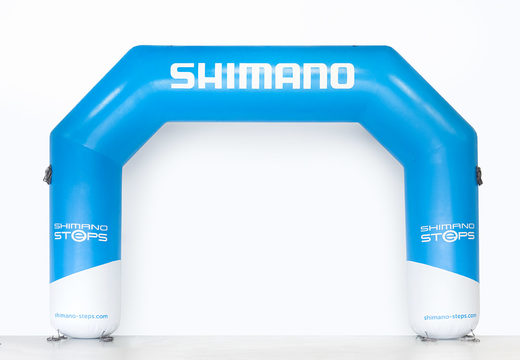 Inflatable custom shimano finish inflatable archway for sport events to buy at JB Promotions America. Order promotional advertising arches online