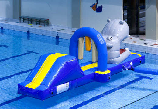 Buy an assault course hippo run with fun objects for both young and old. Order inflatable obstacle courses online now at JB Inflatables America