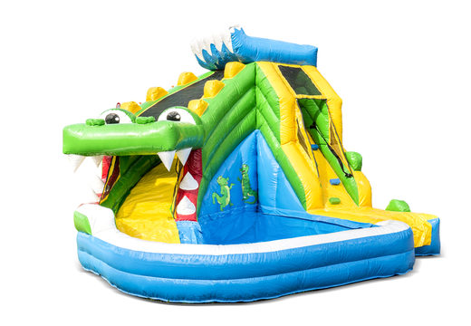 Buy multifunctional splashy crocodile  bounce house at JB Inflatables America. Order inflatable bounce houses online at JB Inflatables America 
