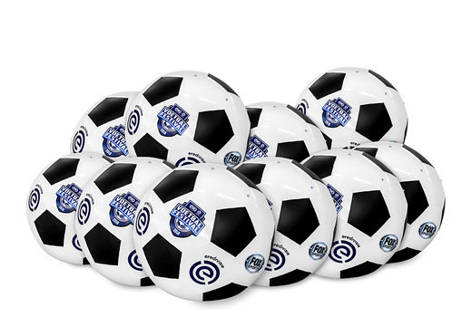 Buy a large inflatable football with a diameter of 3 meters with different logos and D-rings. Order inflatable product replica online at JB Inflatables America