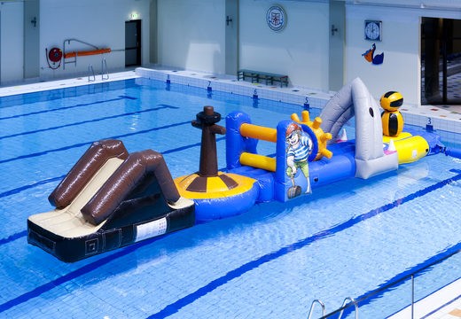 Buy an inflatable airtight mega run shark pool for both young and old. Order inflatable pool games now online at JB Inflatables America