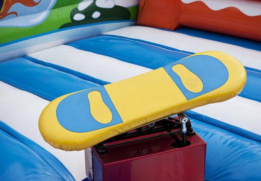 Order Rodeo Valmat in snowboard theme for both old and young. Buy an inflatable fall mat now online at JB Inflatables America