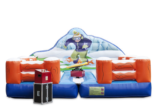 Buy inflatable fall mat in snowboard theme for both old and young. Order an inflatable fall mat now online at JB Inflatables America