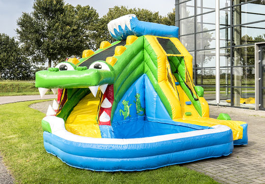 Order a splashy crocodile  bounce house with pool at JB Inflatables America. Buy  bounce houses online at JB Inflatables America 