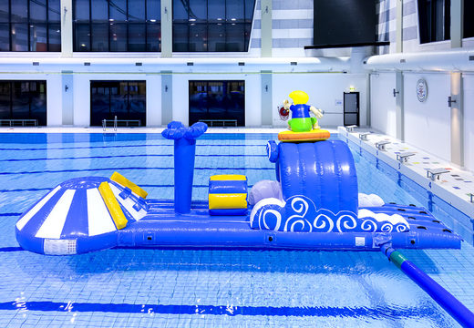 Buy an inflatable slide in the surf theme for both young and old. Order inflatable pool games now online at JB Inflatables America
