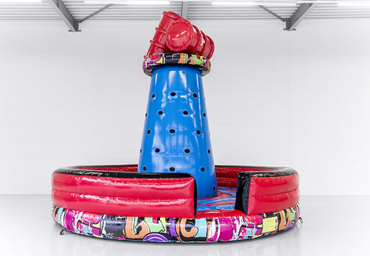 Buy custom inflatable Qui-Vive climbing tower. Order inflatable climbing towers now online at JB Promotions America