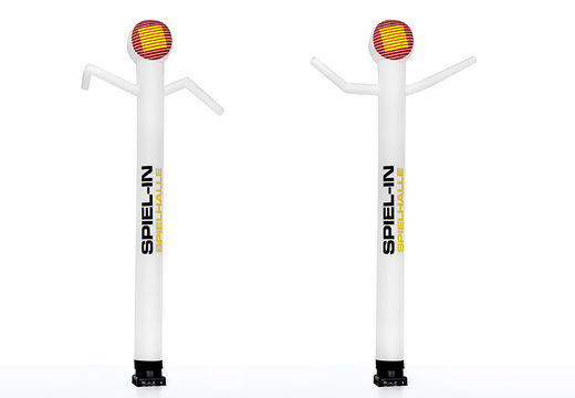 Have a personalized Spiel In Spielhalle sky dancer made at JB Promotions. Order promotional inflatable tubes made in all shapes and sizes at JB Promotions America