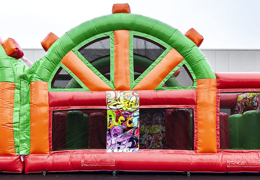Inflatable Stadt Dormund Jugendamt obstacle course for both young and old. Buy inflatable obstacle courses online now at JB Promotions America