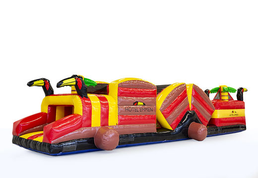 Buy a custom-made 15 meter Van der Valk obstacle course. Order inflatable obstacle courses online now at JB Promotions America