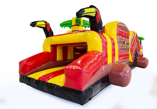 Order a custom-made 15 meter Van der Valk obstacle course. Buy inflatable obstacle courses online now at JB Inflatables America