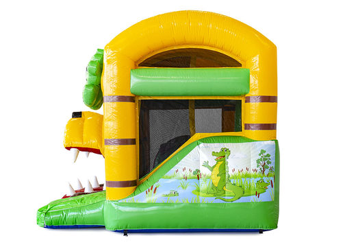 Order mini inflatable jungleworld bounce house with slide for children. Buy inflatable bounce houses online at JB Inflatables America