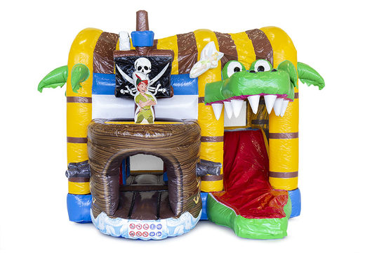 Order mini with slide pirate bouncy castle for children. Buy inflatable bouncy castles online at JB Inflatables America