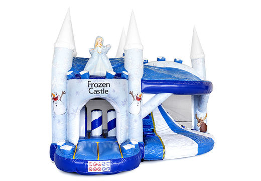 Order an ice themed bounce house with a slide for children. Buy inflatable bounce houses online at JB Inflatables America